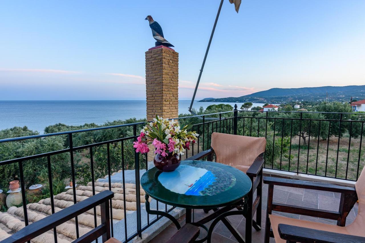 Eros Pittoresque Retreats - Perfect Location, Panoramic Seaview Villa Koroni  Exterior photo